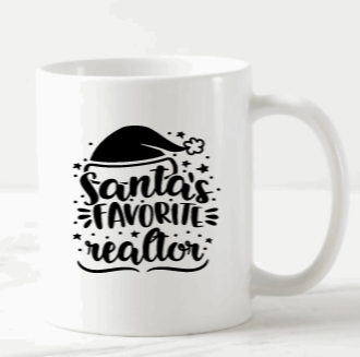 Santa's Favorite Realtor Coffee Mug